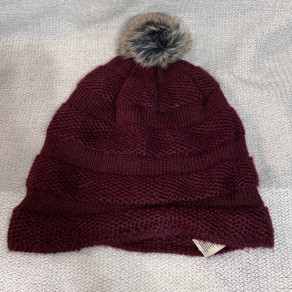 Burgundy Beanie